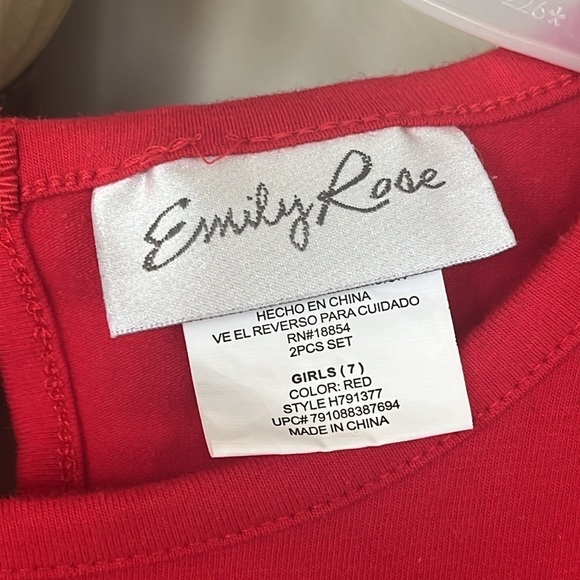 Brand New Emily Rose Christmas Set Sequins Ruffles Tree Festive Stripes Bow Lace - Picture 4 of 13